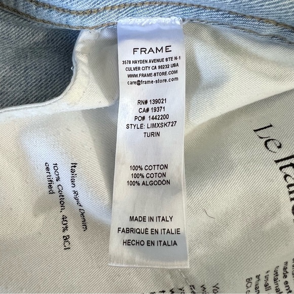 Frame Denim Women’s Le Italien Maxi Skirt in Turin - Picture 16 of 16